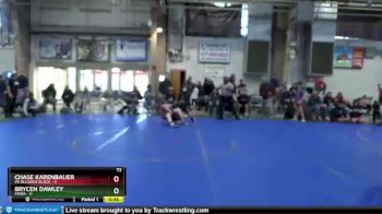 72 lbs Round 1 (6 Team) - Chase Karenbauer, PA Alliance Black vs Brycen Dawley, POWA