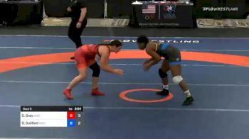 76 kg Final - Geneva Gray, Team Winchester vs Dymond Guilford, Team Mensah Stock