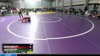 138 lbs Quarters & 1st Wb (16 Team) - Giovan Gonzalez, Midlothian Heritage vs Adrian Delgado, Amarillo Caprock