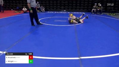 90 lbs Round Of 16 - Shay Krysinski, Munhall, PA vs Landon Wright, Mullica Hill, NJ