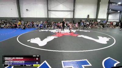 63 lbs Quarterfinal - Mikaih Lee Mensah, Washington vs Ariston Hanvichith, Barlow Mat Club (DBA Barlow Wrestling)