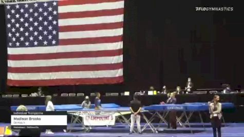 Madison Brooks - Individual Trampoline, DeVeau's - 2021 USA Gymnastics Championships
