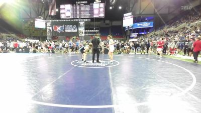 195 lbs Rnd Of 64 - Seth Gallego, Oregon vs Kasey Gish, Wisconsin