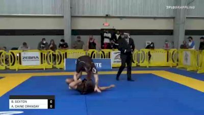 BRYCE SEXTON vs AUSTIN CAINE ORANDAY 2020 American National IBJJF Jiu-Jitsu Championship