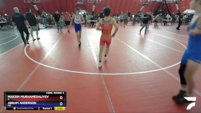 126 lbs Cons. Round 4 - Maksim Mukhamedaliyev, IL vs Abram Anderson, MN