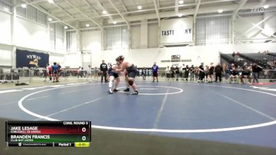 Cons. Round 3 - Jake LeSage, Cobleskill CR Dawgs vs Branden Francis, Club Not Listed