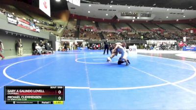 65 lbs Semifinal - Michael Clemmensen, CV Wrestling Club vs Gary A Galindo Lovell, California