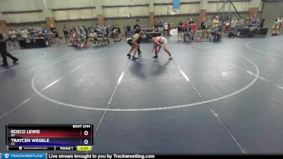 135 lbs Semifinal - Rosco Lewis, OK vs Traycen Wegele, CO