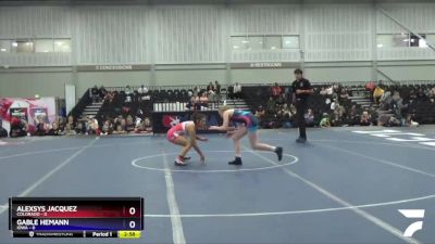 106 lbs Round 2 (8 Team) - Alexsys Jacquez, Colorado vs Gable Hemann, Iowa