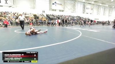 70 lbs Cons. Round 4 - Thatcher Gernatt, Gowanda Wrestling Club vs Adam Elminowski Jr, Lancaster Wrestling Club