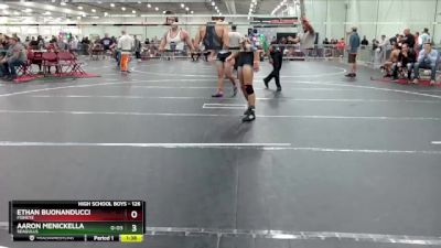 126 lbs Cons. Round 3 - Ethan Buonanducci, Fisheye vs Aaron Menickella, Seagulls