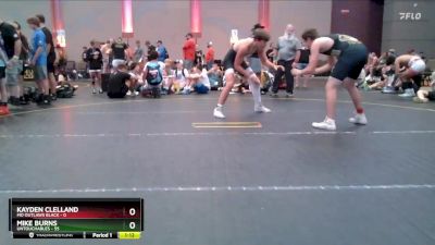 170 lbs Quarterfinals (8 Team) - Mike Burns, Untouchables vs Kayden Clelland, MO Outlaws Black