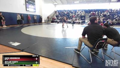 182 lbs Quarterfinal - Jack Hendricks, Mt. Si vs Skyler Harty, Central Valley