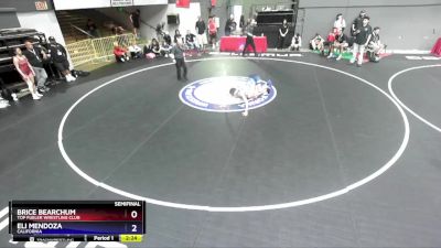 106 lbs Semifinal - Brice Bearchum, Top Fueler Wrestling Club vs Eli Mendoza, California