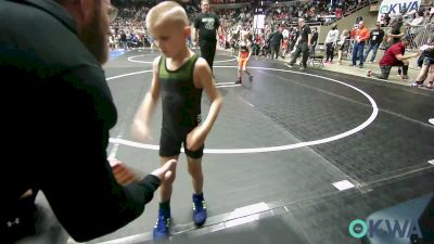 49 lbs Round Of 32 - Dakota Taylor, Sperry Wrestling Club vs Nash McCuistion, Pryor Tigers