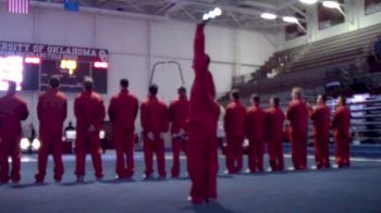 Oklahoma Junior, Raymond White, Sings the National Anthem at Senior Night