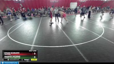 285 lbs Round 4 - Maddox Hocking, Warrior Youth Wrestling vs Ethan Schramm, Wisconsin