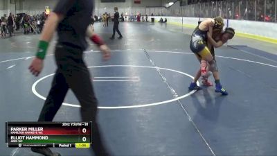 81 lbs Cons. Round 3 - Elliot Hammond, Ares WC vs Parker Miller, Hamilton Hawkeye WC