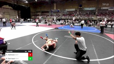 109 lbs Semifinal - Xabi Hellman, Rawtown Elite vs Brayson Garrison, Montrose Elite Wrestling