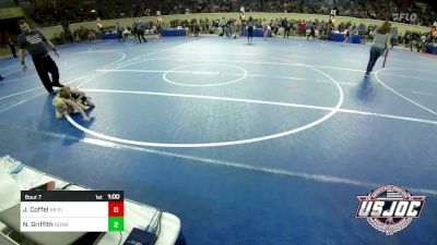 58 lbs Round Of 32 - Jason Coffel, NB Elite vs Nicholas Griffith, North Desoto Wrestling Academy