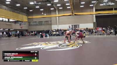 133 lbs Cons. Round 2 - Derek Bernardino, St. John Fisher vs Mason Welch, St. John Fisher