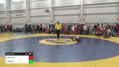 60-M Mats 6-10 8:00am lbs Round Of 32 - Brantley Barnes, MI vs Everett Roark, OH