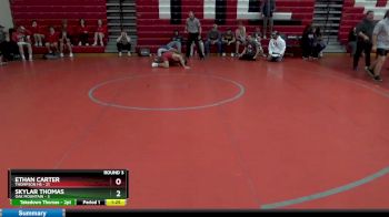 152 lbs Round 3 (12 Team) - Ethan Carter, Thompson HS vs Skylar Thomas, Oak Mountain