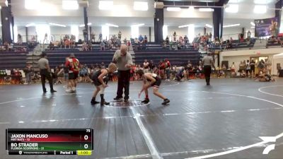 75 lbs Round 3 (8 Team) - Jaxon Mancuso, Mat Rats vs Bo Strader, Florida Scorpions