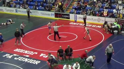 124 lbs Consi Of 32 #2 - Colin Walther, Neshaminy vs Drew Miller, Somerset