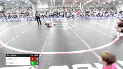 90 lbs Rr Rnd 3 - Thomas Jaust, Iron Horse Wrestling Club vs Nathan Yoder, PA Alliance Blue