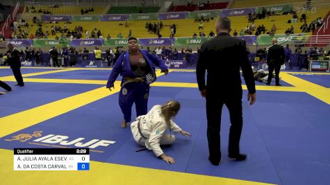 ANA JULIA AYALA ESEVERRI vs ANDREZA DA COSTA CARVALHO 2024 Brasileiro Jiu-Jitsu IBJJF