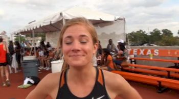 Sara Sutherland is full of good puns at the TX Relays