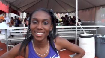 Natoya Goule uses some birthday magic and wants to run 159