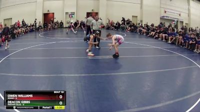 85 lbs Round 4 (6 Team) - Owen Williams, Idaho vs Deacon Gibbs, Indiana Blue