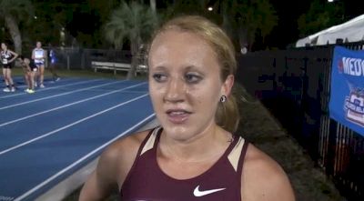 Amanda Winslow focused on 1500, even after 20 second 5K PR