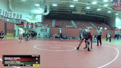 190 lbs 3rd Place Match - Francisco Vega, Rhyno Academy Of Wrestling vs Bradley Rivera, Elite Athletic Club