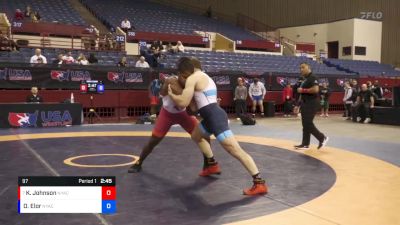 97 lbs Champ. Round 2 - Khymba Johnson, New York Athletic Club vs Orry Elor, New York Athletic Club