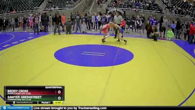 102 lbs Quarterfinal - Sawyer Greenstreet, Cornerstone Mat Club vs Brody Cross, Myrtle Point Mat Club