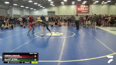 102 lbs Quarterfinal - Elliott Byers, River City Wrestling LLC vs Adrian Canales, Scanlan Wrestling Academy