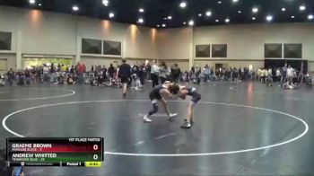 70 lbs Finals (2 Team) - Andrew Whitted, Tennessee Blue vs Graeme Brown, Missouri Black