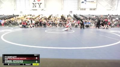 110 lbs Champ. Round 2 - Gabriel Hitchcock, Gouverneur Wrestling Club vs Ty Bartlett, Grain House Grapplers Wrestling Club