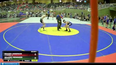 108 lbs Round 1 (4 Team) - Braiden Meininger, Estacada vs Bragen Anderson, La Grande