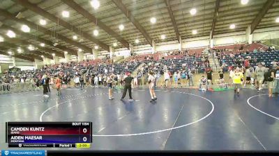 100 lbs Quarterfinal - Camden Kuntz, Idaho vs Aiden Maesar, Montana