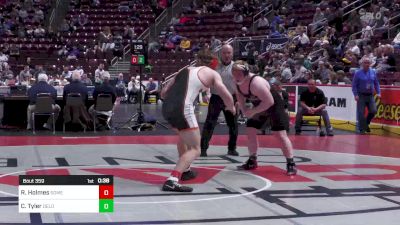 215 lbs Consi Of 8 #2 - Rowan Holmes, Somerset vs Caleb Tyler, Delone Catholic