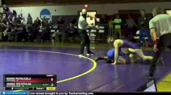 157 lbs Derek Holschlag, Northern Iowa vs Giano Petrucelli, Air Force