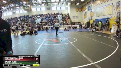 132 lbs Champ. Round 3 - Xavier Albo, Tampa Bay Tiger Wrestling vs Toryion Stallings, Flagler Wrestling Club