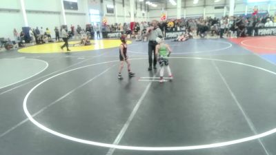 54 lbs Consi Of 4 - Gatlin Steinseifer, Thorobred WC vs Samson Vigil, Stingrays