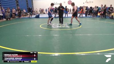 182 lbs Semifinal - Ronald Alton, Wild Buffalo Wrestling Club vs Townsend Winans, Great Neck Wrestling Club