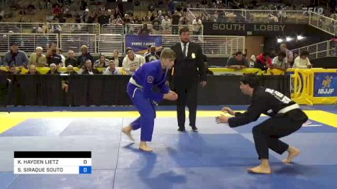 SAMUEL SIRAQUE SOUTO vs KYLE HAYDEN LIETZ 2024 Pan Jiu Jitsu IBJJF Championship