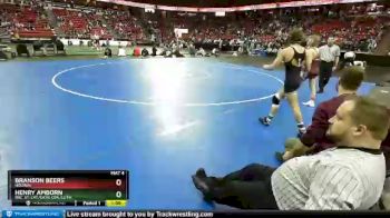 D1-152 lbs Champ. Round 1 - Henry Amborn, Rac. St. Cat./Cath. Cen./Luth. vs Branson Beers, Holmen